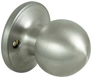 ProSource T3640V-PS Dummy Knob, T3 Design, 1-3/8 to 1-3/4 in Thick Door, Stainless Steel, 65.7 mm Rose/Base