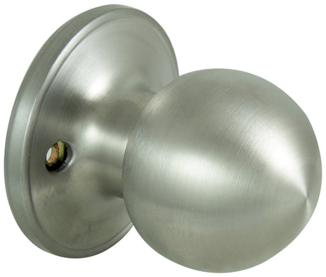 ProSource T3640V-PS Dummy Knob, T3 Design, 1-3/8 to 1-3/4 in Thick Door, Stainless Steel, 65.7 mm Rose/Base