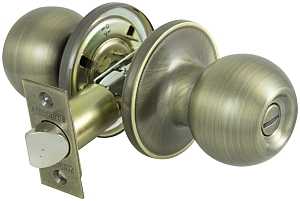 ProSource T3810V-PS Privacy Lockset, Tubular Design, Brass