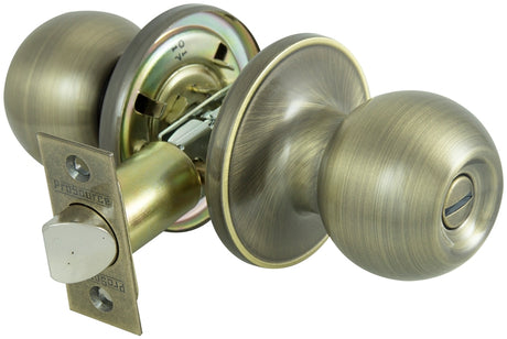 ProSource T3810V-PS Privacy Lockset, Tubular Design, Brass