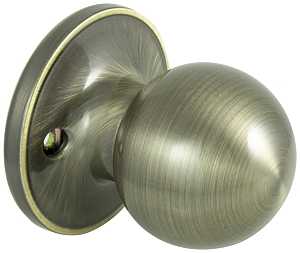 ProSource T3840V-PS Dummy Knob, T3 Design, 1-3/8 to 1-3/4 in Thick Door, Brass, 65.7 mm Rose/Base