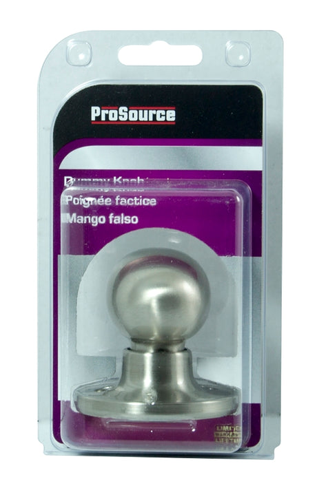 ProSource TYLP40V-PS Dummy Knob, TYL Design, 1-3/8 to 1-3/4 in Thick Door, Brass, 65.7 mm Rose/Base