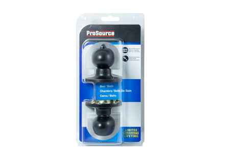 ProSource TYLX710V-PS Privacy Lockset, Tubular Design, Brass