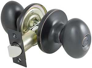 ProSource TYLX710V-PS Privacy Lockset, Tubular Design, Brass