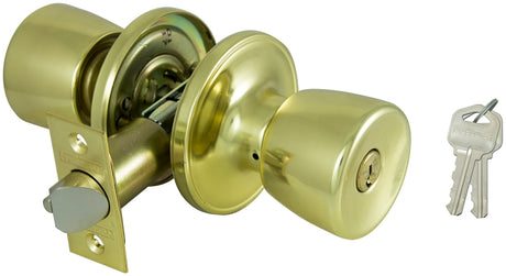 ProSource TS700V-PS Entry Knob, Brass, KW1, KA3 Keyway, 3 Grade, Pack of 3