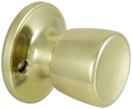 ProSource TS740V-PS Dummy Knob, Tulip Design, 1-3/8 to 1-3/4 in Thick Door, Brass, 65.7 mm Rose/Base