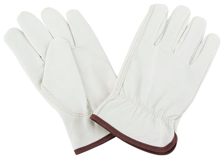 Diamondback GV-DK603/B/L Driving Gloves, Men's, L, Keystone Thumb, Elastic Cuff, Grain Leather