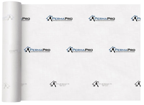 PermaPro 09195 House Wrap, 195 ft L, 9 ft W, Polypropylene, Translucent