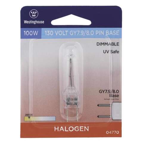 Westinghouse 100 W T4 Decorative Halogen Bulb 1400 lm Bright White 1 pk