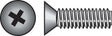HILLMAN No. 1/4-20 X 1/2 in. L Phillips Flat Head Zinc-Plated Steel Machine Screws 100 pk