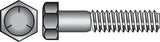 HILLMAN 3/8 in. D X 6 in. L Heat Treated Zinc Steel Hex Head Cap Screw 50 pk