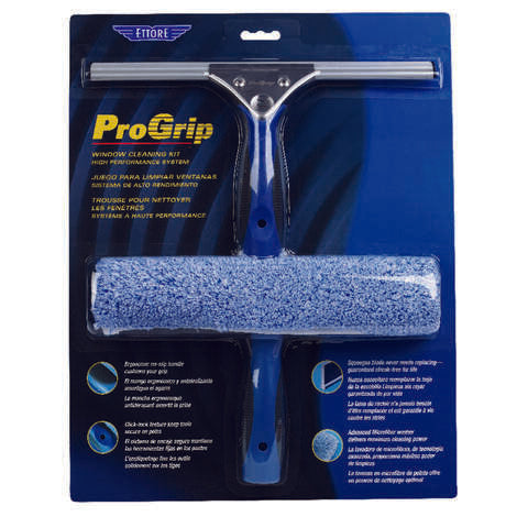 Ettore ProGrip 10 in. Silicone Window Squeegee