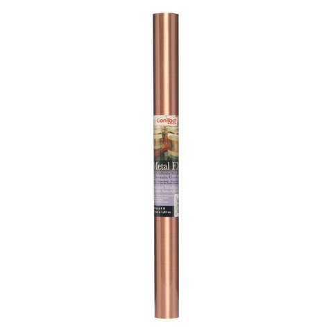 Con-Tact Metal FX 6 ft. L X 18 in. W Copper Shelf Liner