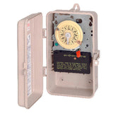 Intermatic Indoor and Outdoor Mechanical Timer Switch 277 V Cream