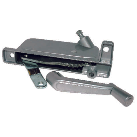 Barton Kramer Silver Aluminum Right Awning Window Operator For V.E. Anderson