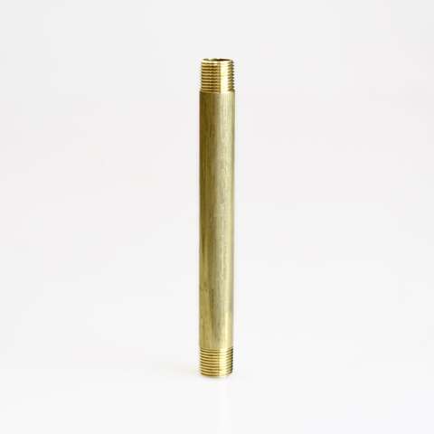 ATC 3/8 in. MPT in. X 3/8 in. D MPT in. Brass Nipple 6 in. L