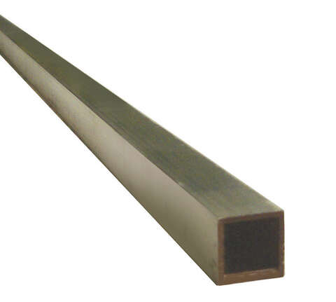 SteelWorks 3 ft. L Square Aluminum Tube, Pack of 4