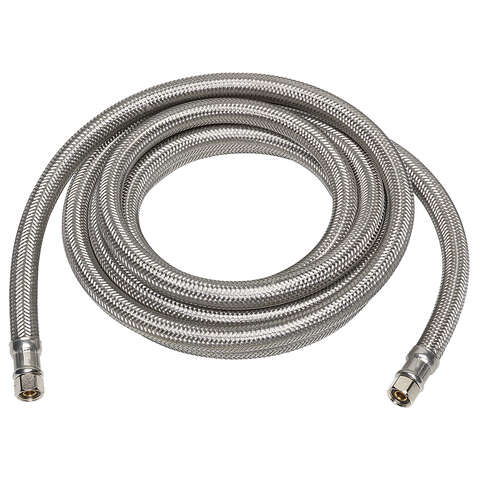 Ace 1/4 in. Compression X 1/4 in. D Compression 10 ft. Braided Stainless Steel Ice Maker Supply Line