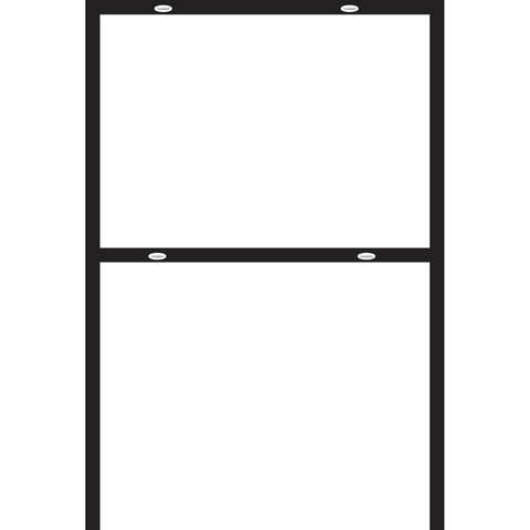 Hillman Black Sign Frame 24 in. H X 18 in. W