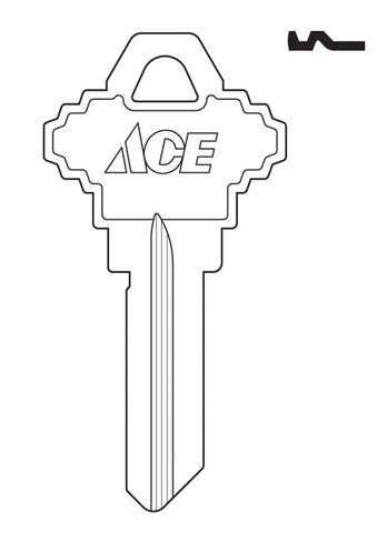 Ace House/Office Key Blank Single For Schlage Locks, Pack of 10