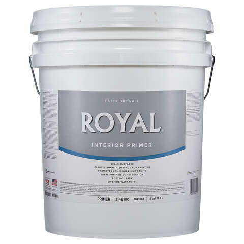 Royal Primer Flat Latex Drywall Primer 5 gal