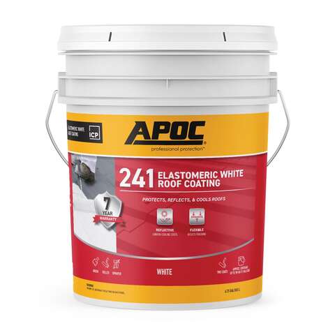 APOC Gloss White Acrylic Roof Coating 5 gal