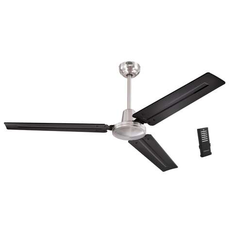 Westinghouse Jax 56 in. Brushed Nickel Black Indoor Ceiling Fan