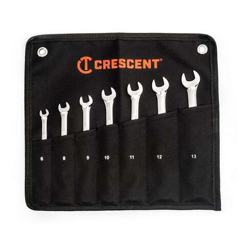 Crescent 12 Point Metric Combination Wrench Set 7 pc