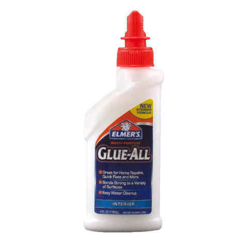 Elmer's High Strength Polyvinyl acetate homopolymer Clear Glue 4 oz