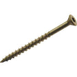Grip-Rite PrimeGuard Plus No. 9 wire X 3 in. L Gold Star Flat Head Deck Screws 5 lb, Pack of 4
