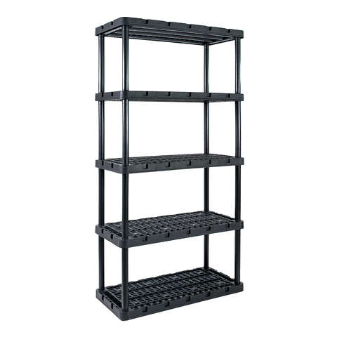 Gracious Living Knect-A-Shelf 72 in. H X 36 in. W X 18 in. D Plastic Shelving Unit