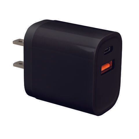 Fabcordz 2 Port USB A/C Wall Charger 1 pk