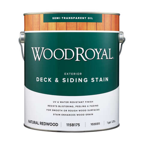 Ace Wood Royal Semi-Transparent Natural Redwood Oil-Based Deck and Siding Stain 1 gal, Pack of 2