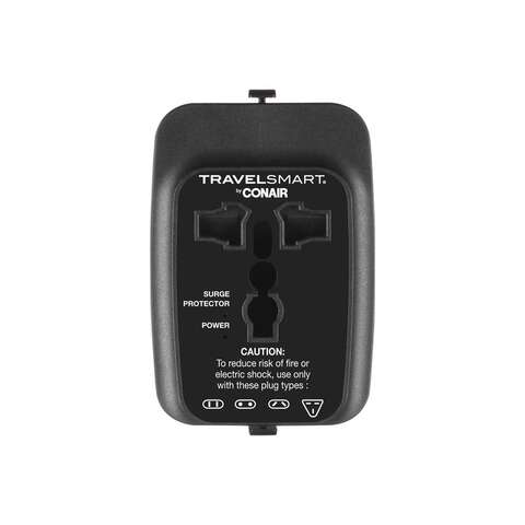 Travel Smart Type A/B For Continental Europe Adapter Plug w/USB Port