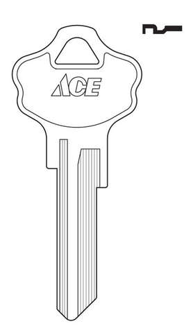 Ace House Key Blank Single For Kwikset Locks, Pack of 10