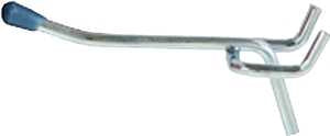 Crawford 18320 Peg Hook, 2 in Projection, Silver