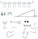 Crawford 1851A Series Peg Hook, 10-3/4 in L x 4-1/4 in W x 1-5/8 in H Dimensions, Silver