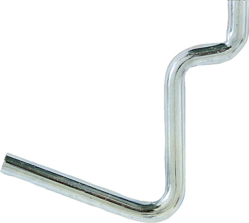 Crawford 14215 Peg Hook, 1-1/2 in Projection, 6 in L x 4-1/2 in W x 6 in H Dimensions, Silver