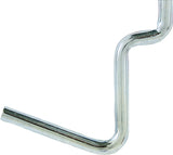 Crawford 14215 Series Peg Hook, 1-1/2 in Projection, 6 in L x 4-1/2 in W x 6 in H Dimensions, Silver