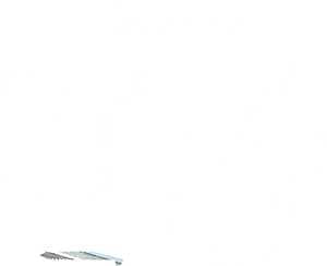 Crawford 18225 Series Peg Hook, 2-1/2 in Projection, 2-3/4 in L x 1/8 in W x 1-13/4 in H Dimensions, Silver, Chrome