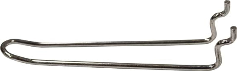 Crawford 18945 Series Peg Hook, 4-1/2 in Projection, 14.8 in L x 4.5 in W x 10 in H Dimensions, Silver