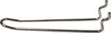 Crawford 18945 Series Peg Hook, 4-1/2 in Projection, 14.8 in L x 4.5 in W x 10 in H Dimensions, Silver