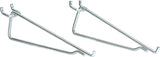 Crawford 18580 Series Shelf Bracket Hook, 8 in Projection, Silver