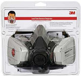 3M 62093HA1-C Valved Paint Removal Respirator, 99.97 % Filter Efficiency, Dual Cartridge