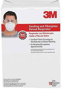 3M TEKK Protection 8511HB1-C Disposable Valved Respirator, N95 Filter Class