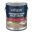 Valspar 024.1082322.007 Solid Concrete Stain, Low Gloss, Liquid, Pack of 4