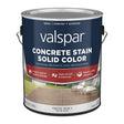 Valspar 024.1082324.007 Solid Concrete Stain, Low Gloss, Liquid, 1 gal, Pack of 4