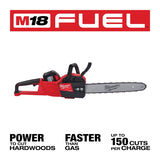 Milwaukee M18 FUEL 2727-21HD 16 in. 18 V Battery Chainsaw Kit (Battery & Charger)