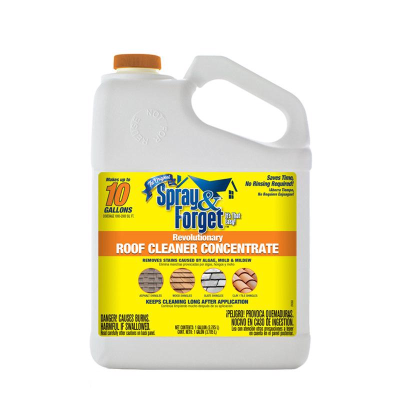 Spray & Forget Roof Cleaner 1 gal Liquid, Pack of 4