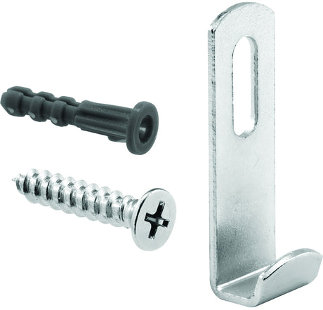Prime-Line 193675 Mirror Holder Clip, Steel, Chrome